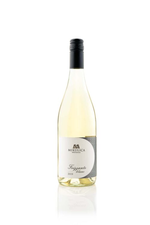 Frizzante Blanc 2019 jemně perlivé víno z Velkých Pavlovic.