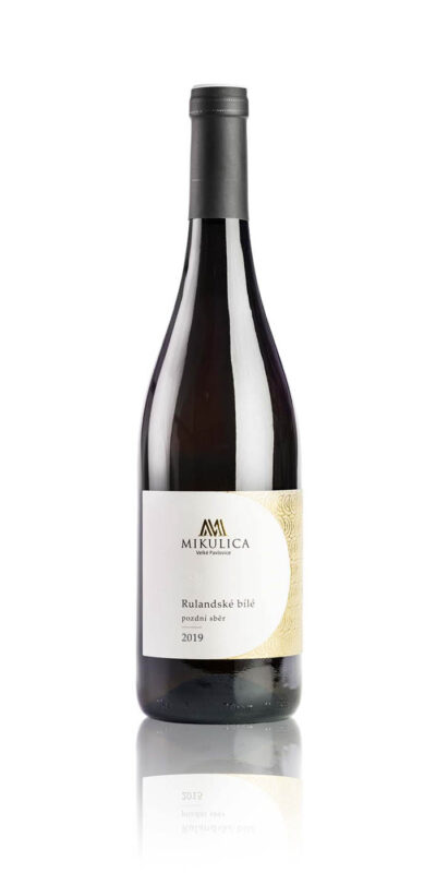 Rulandské bíle 2019 jakostní odrůdové víno z Velkých Pavlovic od Vinařství Mikulica.