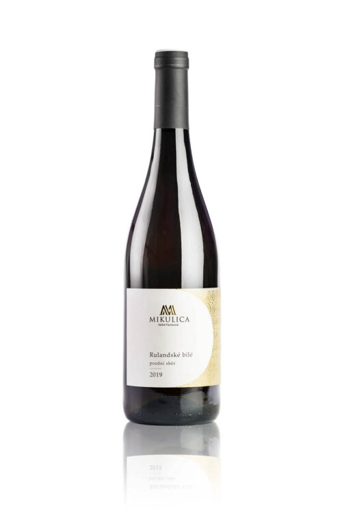 Rulandské bíle 2019 jakostní odrůdové víno z Velkých Pavlovic od Vinařství Mikulica.